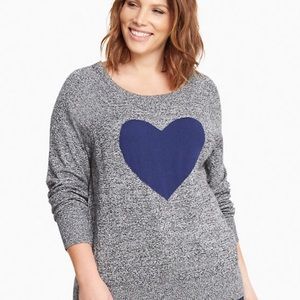 Torrid heart sweater